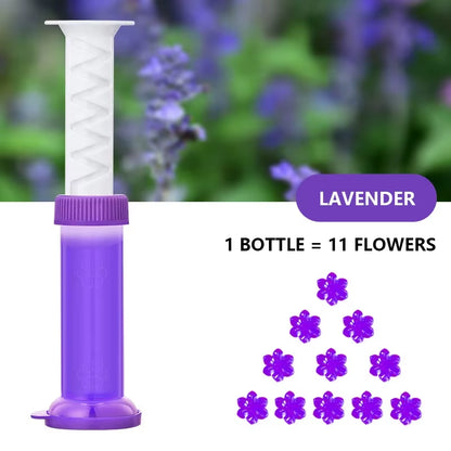 1/2Pcs Flower Toilet Cleaner Gel Syringe Aromatic Drain Toilet Cleaning Detergent Air Freshener Remove Odors Home Bathroom Tools