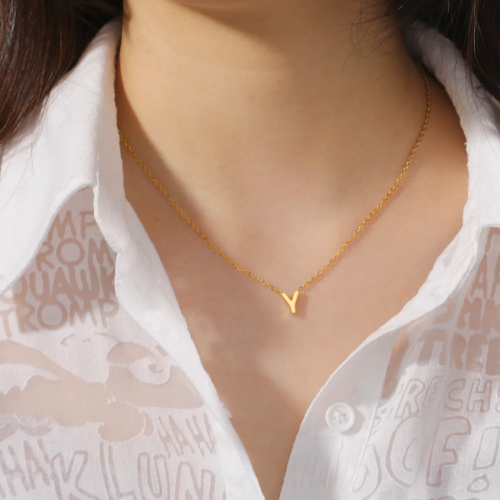 LustraLink™ Initial Necklace