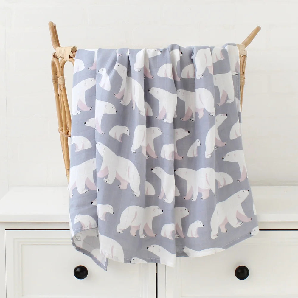 EucaNest™ Organic Baby Swaddle Blanket