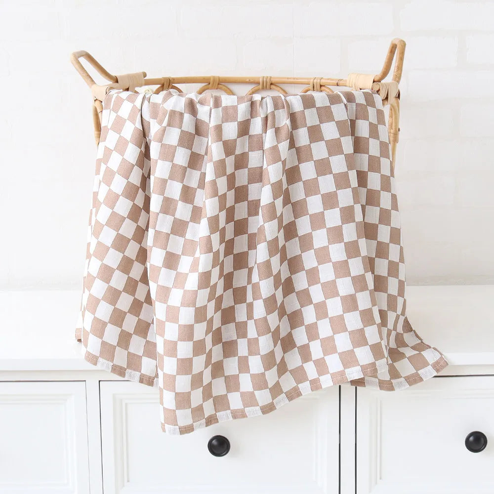 EucaNest™ Organic Baby Swaddle Blanket