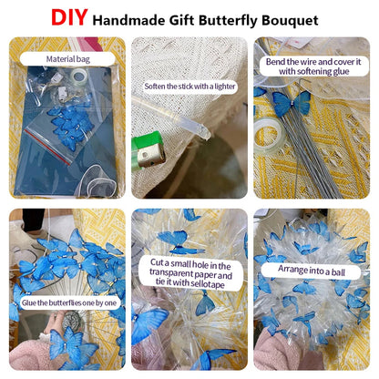 FlutterBloom™ DIY Butterfly Bouquet Kit