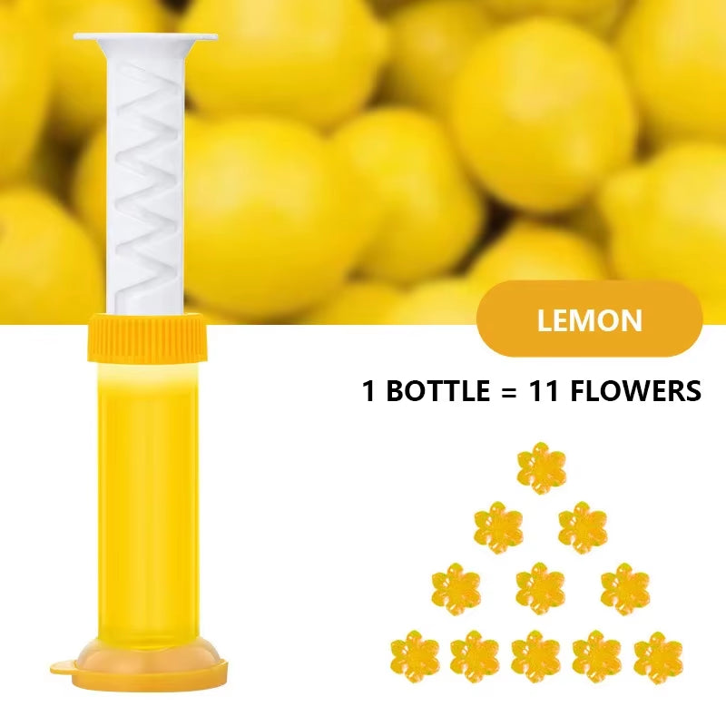 1/2Pcs Flower Toilet Cleaner Gel Syringe Aromatic Drain Toilet Cleaning Detergent Air Freshener Remove Odors Home Bathroom Tools